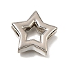 Brass Slide Charms KK-CBAEEA8-07P-1