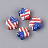 Independence Day Handmade Polymer Clay Beads CLAY-Q253-11A-1