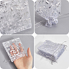 100Pcs Rose Printed Organza Bags OP-SP0001-06C-4