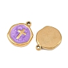 304 Stainless Steel Enamel Pendants STAS-P425-01G-06-2