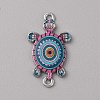 Alloy Enamel Connector Charms ENAM-WH0061-47K-1