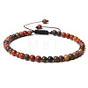 Adjustable Women's Dendritic Agate Beaded Bracelet CN3407-40-1