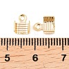 Brass Folding Crimp Ends KK-C163-07G-3