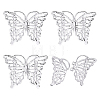 Zinc Alloy Sew on Toggle Buckles FIND-WH0365-150P-1
