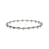 Classic 304 Stainless Steel Ball Chains Stretch Bracelets for Women SB9710-2-1