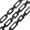 201 Stainless Steel Rectangle Link Chains Chains CHS-F024-06EB-1