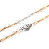 304 Stainless Steel Cable Chains Necklaces NJEW-O038-10-1