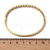 304 Stainless Steel Rhinestone Hinged Bangles for Women BJEW-B168-03C-G-5