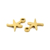 Ion Plating(IP) 304 Stainless Steel Charms STAS-D051-47G-3