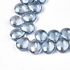 Electroplate Glass Beads Strand X-EGLA-S188-27-A01-3