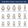 Yilisi 60Pcs 15 Style Sew on Rhinestone RGLA-YS0001-02-10