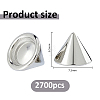 2700Pcs Plastic Ear Nuts FIND-FH0017-99B-2