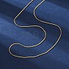 Long-Lasting Plated Brass Coreana Chain Necklaces NJEW-K112-08G-NF-1