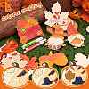 Thanksgiving Day Theme Unfinished Wood Cutouts WOOD-CJC0009-03-7