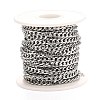 304 Stainless Steel Cuban Link Chains CHS-K016-02B-P-2
