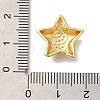 Rack Plating Brass Micro Pave Cubic Zirconia Pendants KK-I722-05G-S-3