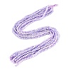 Anti-Tarnish Electroplate Glass Beads Strands EGLA-ZX010-4mm-08-3