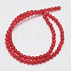 Natural & Dyed Malaysia Jade Bead Strands G-A146-4mm-A02-3