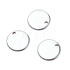 100pcs 304 Stainless Steel Stamping Blank Tag Pendants for Bracelet Earring Pendant Charms STAS-TA0001-01-13