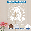 MAYJOYDIY US 1Pc PET Hollow Out Drawing Painting Stencils DIY-MA0004-87A-4