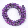 Natural Fire Crackle Agate Beads Strands G-T125-22C-2