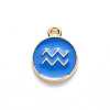 Alloy Enamel Pendants ENAM-S124-01B-02J-2