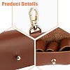 PU Imitation Leather Wedding Ring Pouch ABAG-WH0038-45B-3