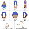 DIY Dangle Earring Making Kits RESI-OC0001-12-2