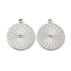 304 Stainless Steel Pendants STAS-L278-022P-1