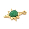 Dyed Synthetic Gemstone Pendants LS-STAS-R162-05G-03-2