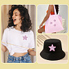 8Pcs Star with Lattice Computerized Embroidery Polyester Iron on/Sew on Patches PATC-TA0001-49A-8