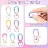 14Pcs 7 Colors Alloy Swivel Clasps FIND-CJZ0001-012-3