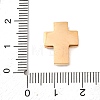 304 Stainless Steel Rhinestone Slide Charms STAS-P421-04D-G-3