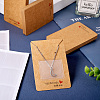 100Pcs Ractangle Kraft Paper Necklace Earring Display Cards AJEW-TA0001-26A-7