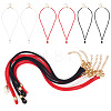 6Pcs 3 Colors 3MM Nylon Braided Cord Necklace Making AJEW-TA00058-3