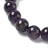 Natural Amethyst Stretch Bracelets B073-2-4