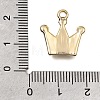 UV Plating Alloy Crystal Rhinestone Pendants RB-CBAD37D-34G-3