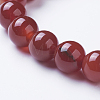 Natural Striped Agate/Banded Agate Beaded Stretch Bracelets BJEW-I254-10mm-05-3