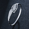 Alloy & Rhinestone Hinged Bangles for Women FS-WG5EAEB-02-1