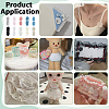 10 Colors Polyester Elastic Stretch Lace Trim OCOR-PH0008-01-5
