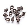 Tibetan Style Alloy Tube Bails LS-RLF10386Y-NF-2