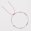 Minimalist Summer Glass Seed Beaded Adjustable Bracelets for Women LS-JD5606-1-1