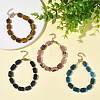 Natural Mixed Genstone Beaded Bracelets for Women BJEW-JB14157-1