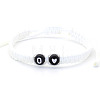 Resin Beads Braided Bead Bracelets FS-WG7326D-15-1