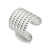 304 Stainless Steel Cuff Bangles for Women BJEW-Z096-06P-4