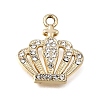 UV Plating Alloy Crystal Rhinestone Pendants RB-CBAD37D-36G-1