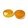 Natural Yellow Agate Cabochons G-E492-I-01-2