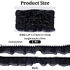 5 Yards Polyester Lace Ribbons OCOR-GF0006-14A-01-2