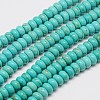 Synthetic Turquoise Beads Strands X-TURQ-G109-4x2mm-06-1