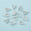 Grade AA Brass Ice Pick Pinch Bails for Pendant Making KK-M008-b-06S-NR-1